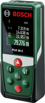 Télémètre laser Bosch PLR 30 C avec connexion Bluetooth
