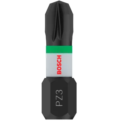 Image principale de Embout de vissage torsion impact PZ3 25 mm Bosch - 2 pièces