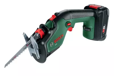 Scie de jardin sans fil sur batterie 18V Bosch Keo 18 LI (avec 1 batterie et 1 chargeur)