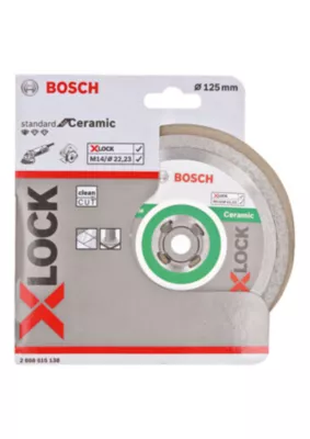 Image principale de Disque à tronçonner diamant Bosch X-LOCK ⌀125mm