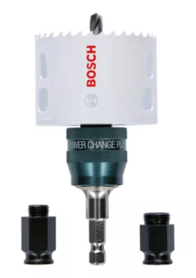 Kit adaptateur Power change + scie trépan 68 mm gris Bosch