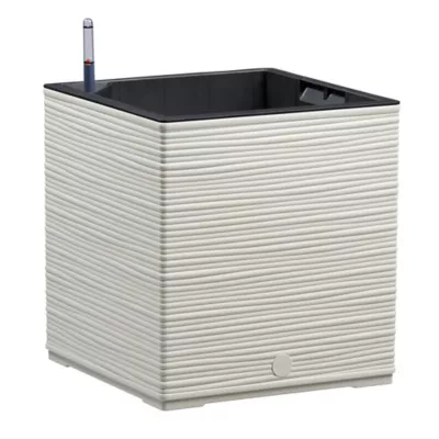 Bac carré Poetic Casa Cosy 30 gris soie 29,9 x 29,9 x h.31,3 cm