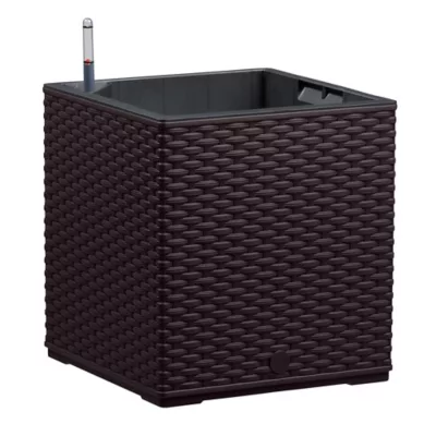 Bac carré Poetic Casa Mesh 30 moka 29,9 x 29,9 x h.31,3 cm