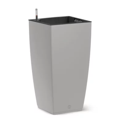 Bac carré Poetic Casa Mat 30 gris soie 29,9 x 29,9 x h.57,4 cm