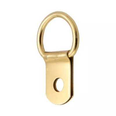 Anneau étrier - 14 mm avec vis à bois. vendu par 4 pièces