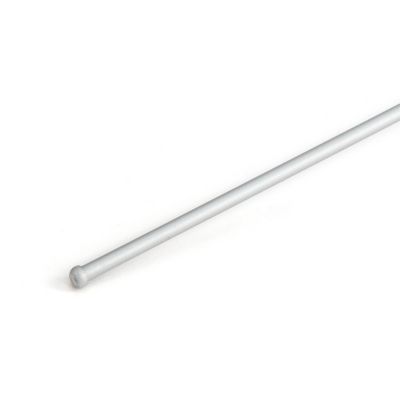 Kit déco en aluminium coloris argent, 1m50.
