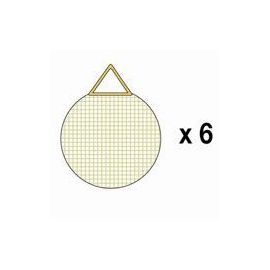 Attache gommée 35 mm Le Crochet X vendue par 6 pièces