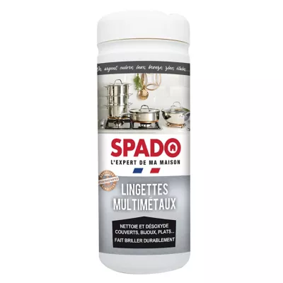 35 lingettes désincrustantes multimétaux Spado