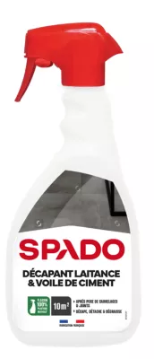 Décapant laitance et voile de ciment Spado professionnel 500ml