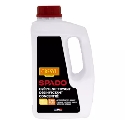 Désinfectant bactéricide fongicide 1L, Cresyl Spado
