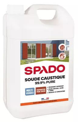 Soude caustique formule pure 99,9% Spado 4kg