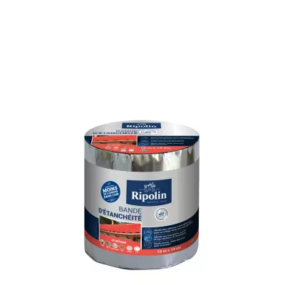 Bande d'étanchéité Ripolin aluminium 10 cm x L.10 m