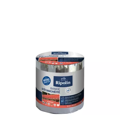 Bande d'étanchéité Ripolin aluminium 10 cm x L.3 m