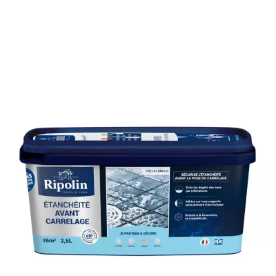 Etanchéité avant carrelage intérieur mat Ripolin 2,5L