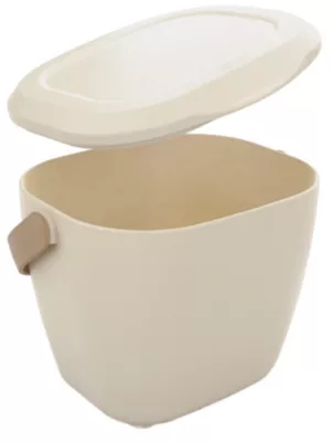 Seau à compost Bokashi Hozelock blanc crème 3L