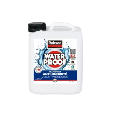 Traitement Murs Humides Rubson incolore bidon 5L