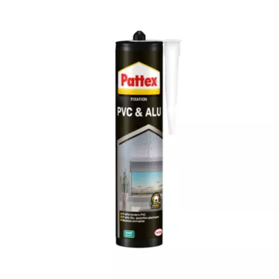 Colle pour fixation sur PVC et aluminium Pattex cartouche 450g