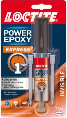 Seringue de colle époxy rapide, 25 ml