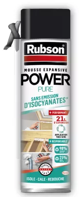 Image principale de Mousse Expansive Rubson Power Pure Aérosol, 21L