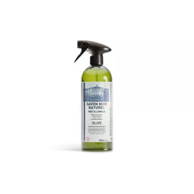 Savon noir La Corvette Savonnerie du midi liquide à l’huile d’olive en spray 750ml