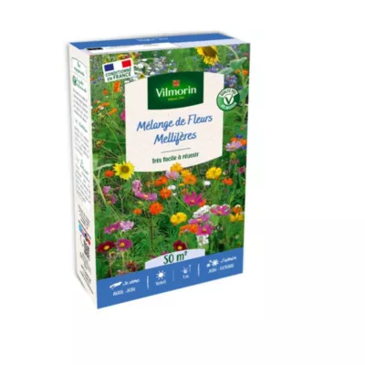 Graines mélange de fleurs Mellifères Vilmorin 50m²