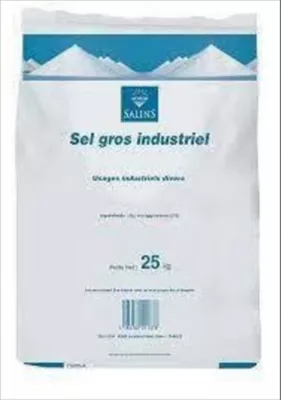 Sel de déneigement blanc en sac de 25kg