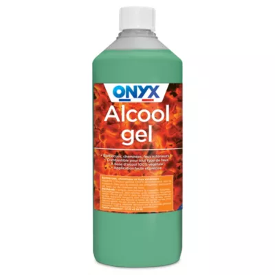 Alcool gélifié barbecue, cheminées, feux extérieurs Onyx 1L