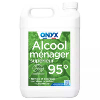 Alcool ménager supérieur 95° Onyx 5 L