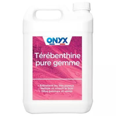 Essence térébenthine pur gemme Onyx 5L