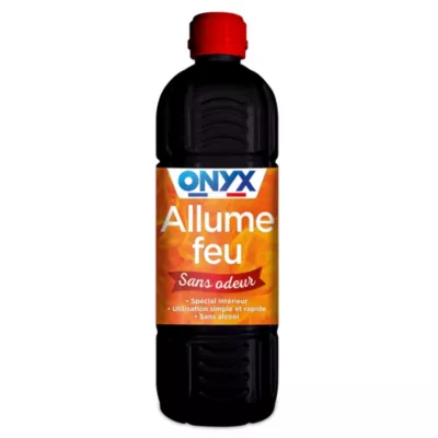 Liquide allume-feu sans alcool Onyx en bouteille capacité 1 L