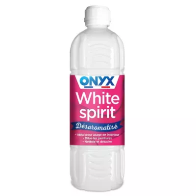 White spirit désaromatisé diluant détachant peinture fraîche Onyx 1L