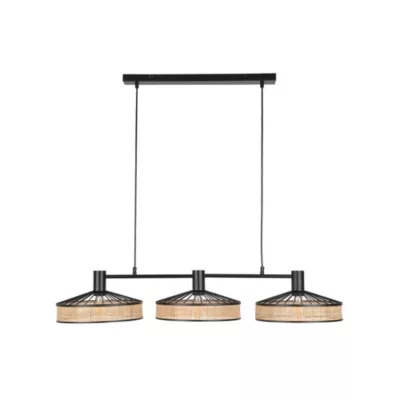 Suspension Zelie 3 lumières E27 40W IP20 L.100xH.113cm Corep