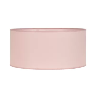 Abat-jour cylindre en coton nude Ø40cm Corep