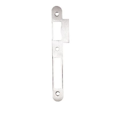 Gâche plate 20/10 2 empennages par serrure encastrée aluminium Bricard