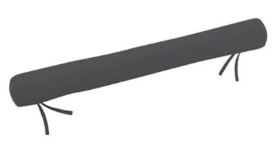 Bas de porte uni ombre ø8 x 90 cm