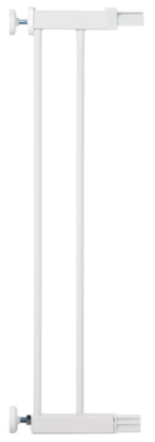Extension barrière de sécurité en métal blanc Easy Close 14 cm