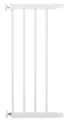 Extension barrière de sécurité en métal blanc Easy Close 28 cm