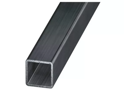 Tube carré acier verni 30 x 30 mm, 1 m
