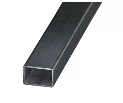 Tube rectangulaire acier verni 40 x 27 mm, 1 m
