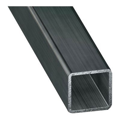 Tube carré acier verni 20 x 20 mm, 2 m