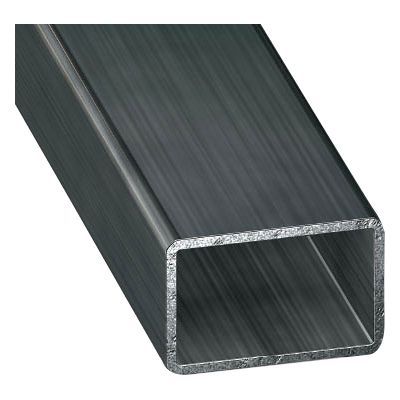 Tube rectangulaire acier verni 40 x 27 mm, 2 m