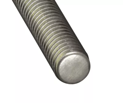 Tige filetée CQFD – Acier zingué anodisé – 10 cm – ArgentØ6