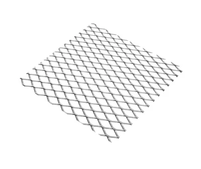 Tôle métal déployé aluminium brut Ep. 0,8 mm Mailles 10 x 5,5 mm, 100 x 50 cm