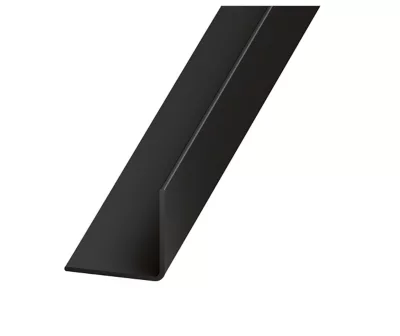 Image principale de Cornière PVC noir 15 x 15 mm, 2 m Polychlorure de vinyle (PVC)