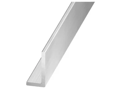 Cornière inégale aluminium brut 40 x 10 mm, 1 m