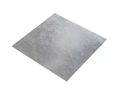 Tôle acier galvanisé lisse Ep. 0,5 mm, 50 x 25 cm