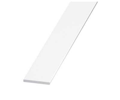 Plat composite 24 x 2,5 mm, 1 m Polyester et fibre de verre