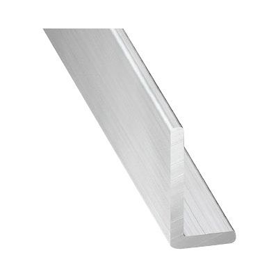 Cornière inégale aluminium brut 20 x 10 mm, 2 m