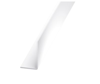 Cornière inégale PVC blanc 15 x 25 mm, 1 m