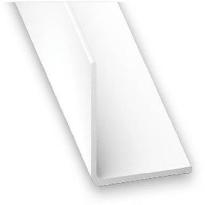 Cornière inégale en PVC CQFD 2002-68730 blanche l.200 x H.300 mm longueur 1 m